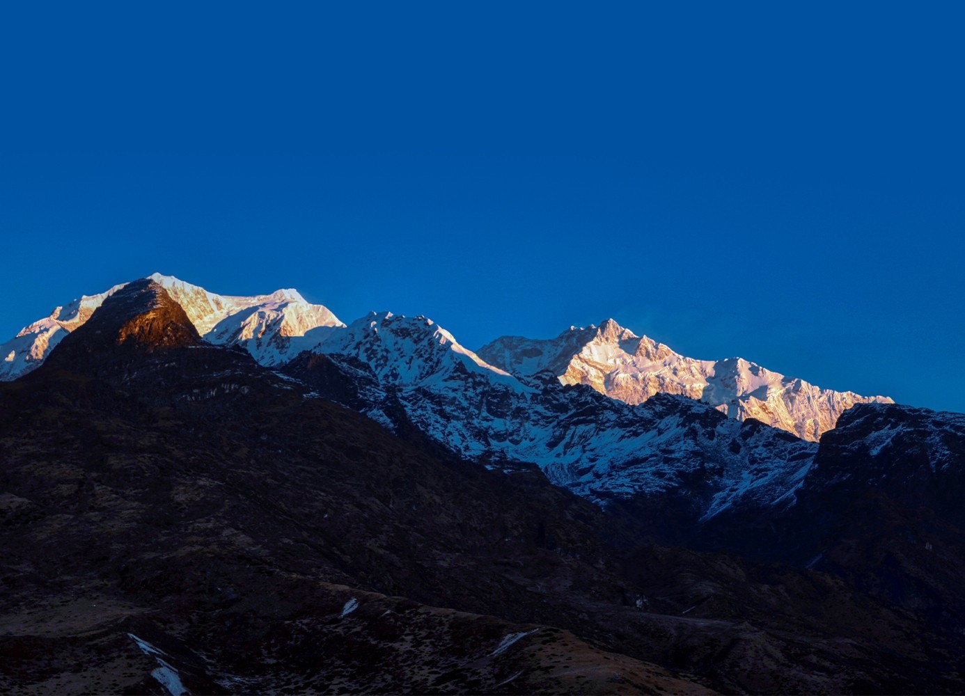 dzongri trek view point photo